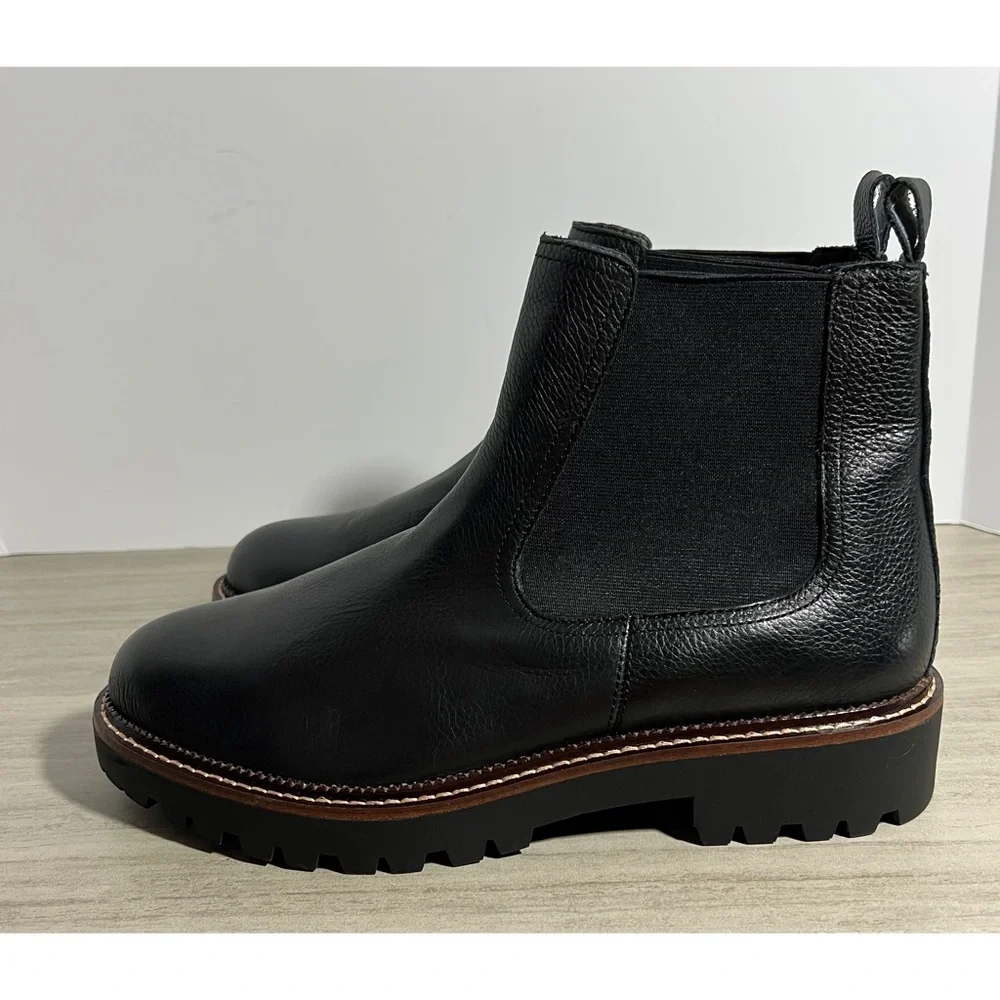 *NEW Caslon Miller chelsea boots black pull on Size 13